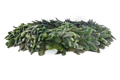 Wianek świąteczny 20 cm obustronny Jodła Nobilis, zdjęcie 2