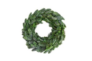 Wianek świąteczny 50 cm jednostronny Jodła Nobilis